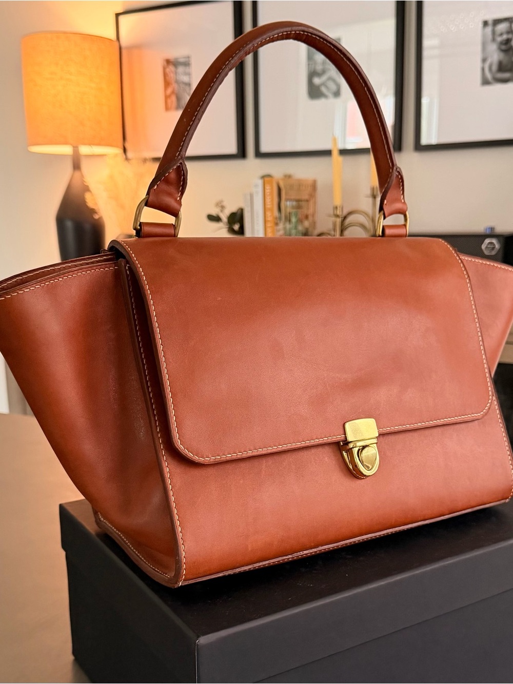 Handmade Genuine Leather Purse Bag Satchel